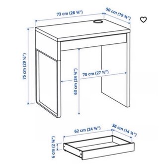 Scrivania Micke e Sedia Langfjall Ikea