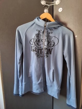 Sudadera con capucha azul