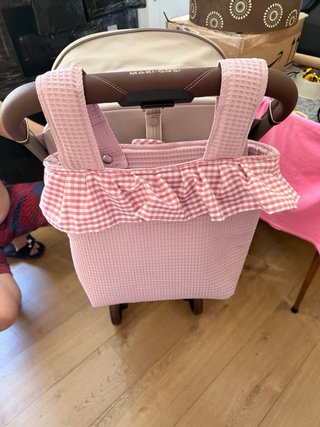 Colchoneta y Bolso Carro Bebé Hecho a Mano