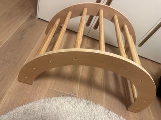 Arco/balancin de aprendizaje de madera