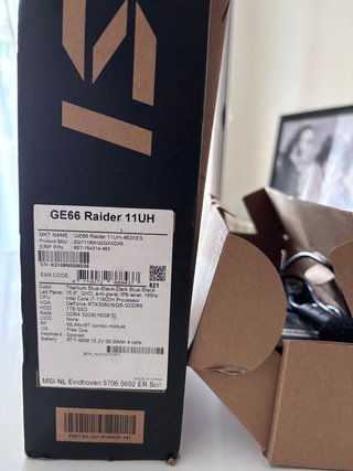 MSI GE66 Raider RTX3080 i7 11UH