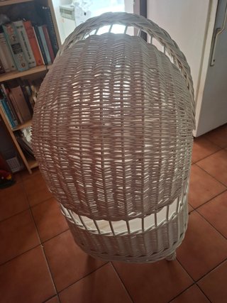 Moisés de mimbre para bebé