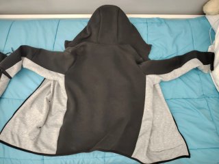 Conjunto Nike Tech Gris y Negro