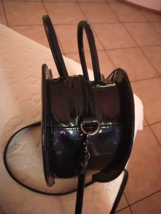 Borsa a cuore Hello Kitty nera