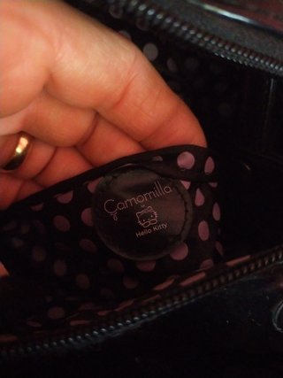 Borsa a cuore Hello Kitty nera