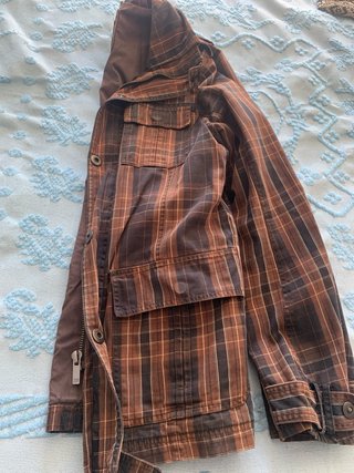Casaco XDYE Castanho Preto Xadrez
