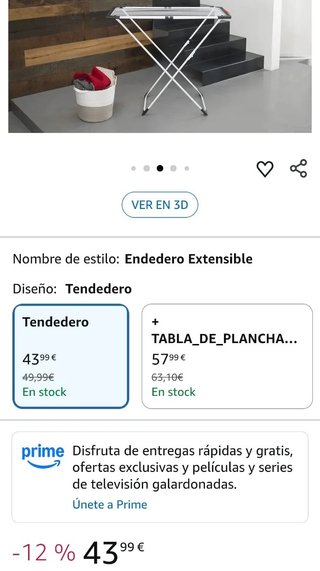 Tendedero Vileda Surprise Acero Extensible