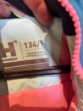Chaqueta de esquí Helly Hansen infantil