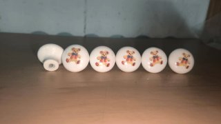 Tiradores infantiles ositos (6 unidades)