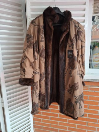 Abrigo marrón de mujer Talla 16