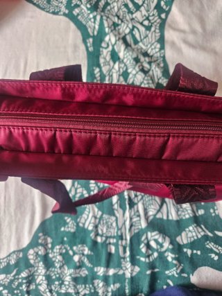 Bolso acolchado burdeos