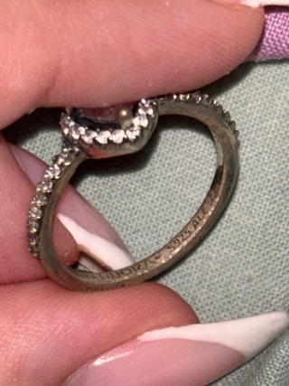 Anillo Pandora Corazón Plata