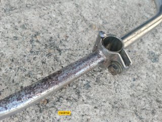 Manillar desbrozadora antiguo.
