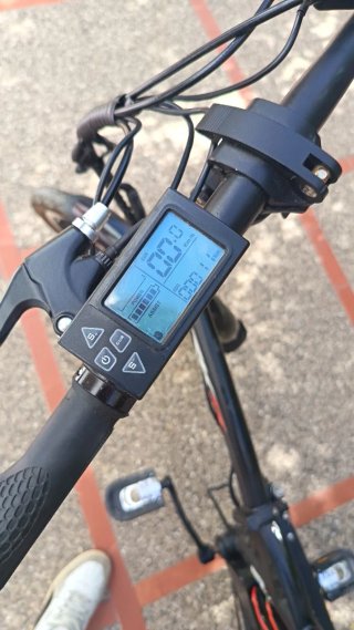 Bicicleta Eléctrica Plegable Negra