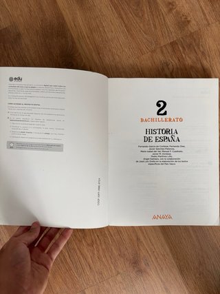 Historia de España, 2 Bachillerato, País Vasco,...