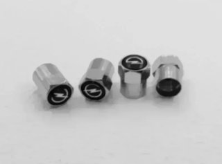 4 Tapones Válvula Opel Cromados