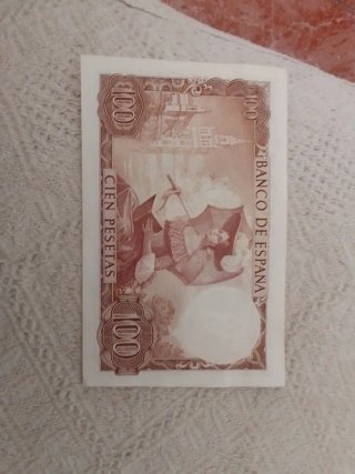 Billete 100 Pesetas El Banco de España