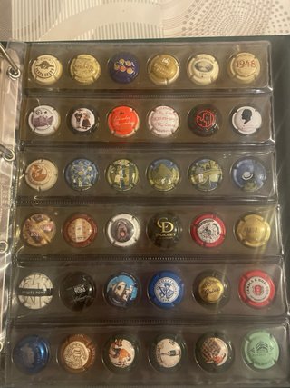 Álbum de chapas de cava