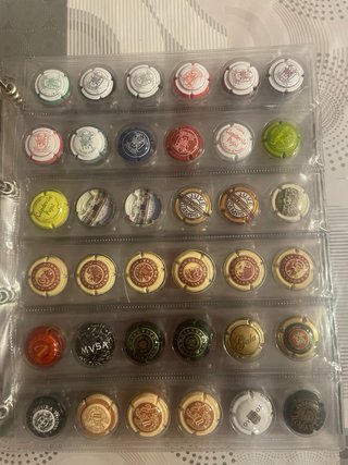 Álbum de chapas de cava