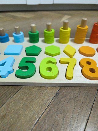 Juguete Montessori Números y Formas