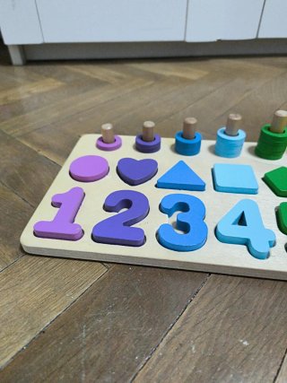Juguete Montessori Números y Formas