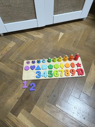 Juguete Montessori Números y Formas