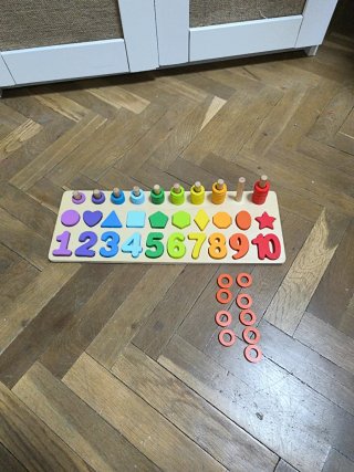 Juguete Montessori Números y Formas