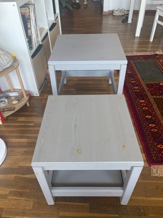 Set 2 Mesas Centro Ikea Havsta Gris