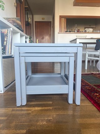 Set 2 Mesas Centro Ikea Havsta Gris