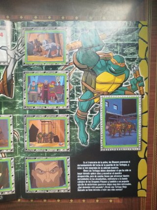 Pack 2 álbumes tortugas ninja