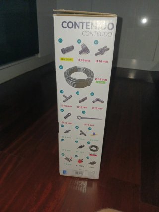 Kit riego por goteo universal jardín y huerto