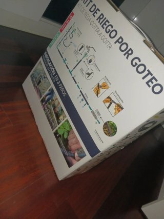 Kit riego por goteo universal jardín y huerto