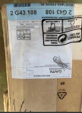 Cama GAMI MONTANA 90x200 Blanca