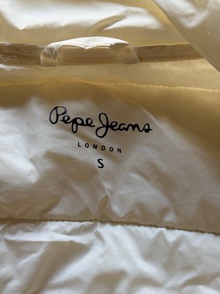 Plumífero Pepe Jeans blanco talla S