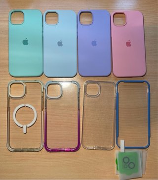 iPhone 15 Plus Verde 128GB + 7 fundas + protectore