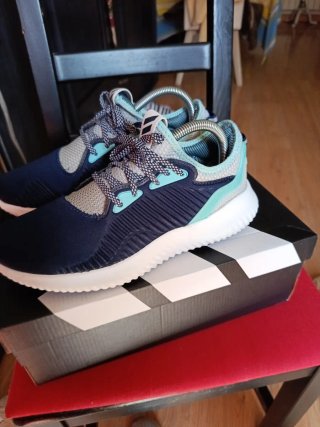 Zapatillas Adidas Talla 40 Azul/Gris