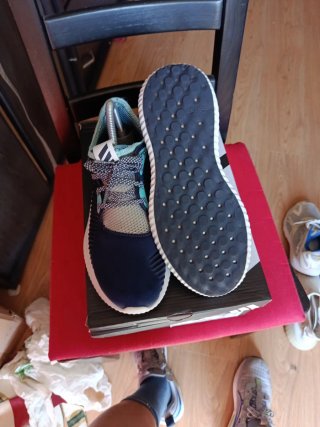 Zapatillas Adidas Talla 40 Azul/Gris