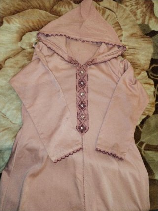 Jellaba rosa talla única