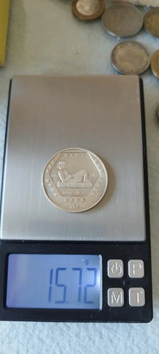 Espléndida 1/2 Oz pura plata "Chaac-Mool" 1994