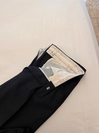 Traje de hombre azul marino