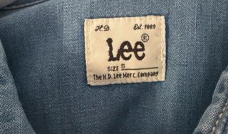Camisa Vaquera Lee Azul