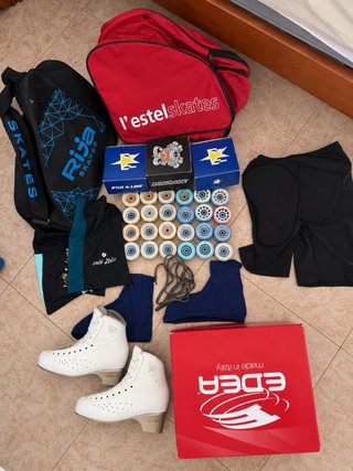 Patines Profesionales EDEA+Lote Patinaje Artístico
