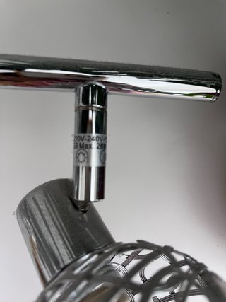 Lámpara Techo 4 Bolas LED Plata