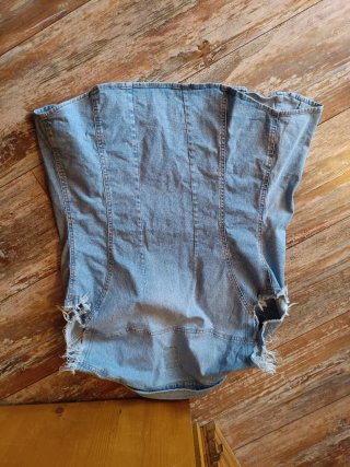 Camicia jeans vintage stile anni '90