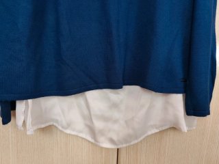 Blusa donna blu Cannella.
