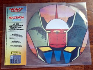 Mazinga Z 45 Giri Picture Disc Sigla TV