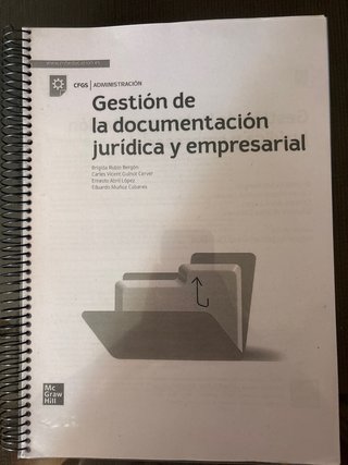 Gestión de la documentación jurídica y empresarial