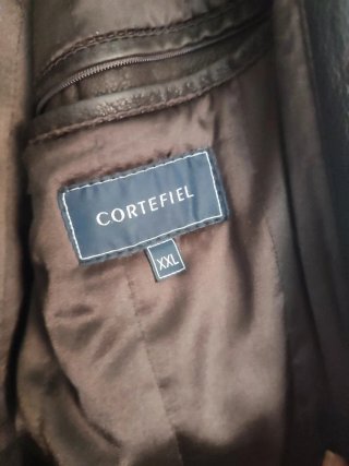 Chaqueta de Piel Cortefiel Talla L Marrón