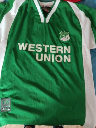 Camiseta Postobon Verde y Blanca