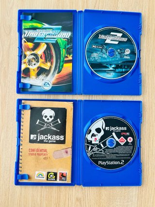 Conjunto Jackass + NFS Underground 2 PS2